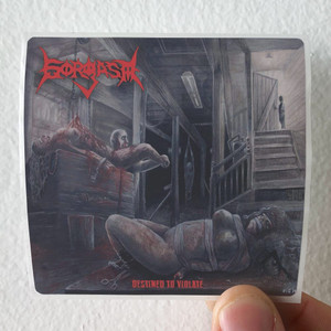 Gorgasm Destined To Violate Album Cover Sticker