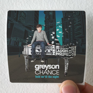 Greyson Chance Hold On Til The Night Album Cover Sticker