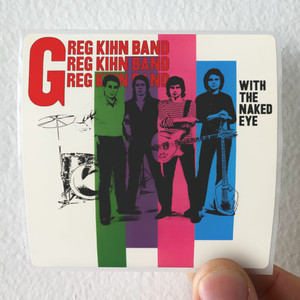 Greg Kihn Band With The Naked Eye Album Cover Sticker