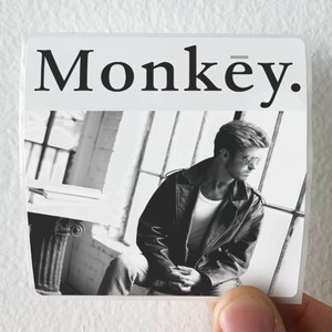 George Michael Monkey 1 Album Cover Sticker