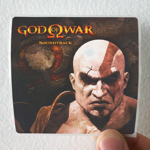 Gerard K Marino God Of War Album Cover Sticker Gerard K Marino God Of War Album Cover Sticker