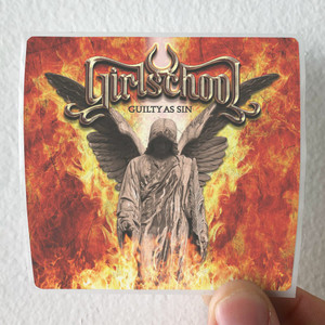 Girlschool Guilty As Sin Album Cover Sticker