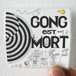 Gong Gong Est Mort Album Cover Sticker