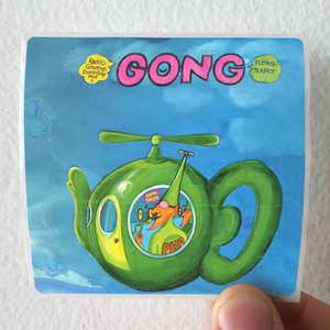 Gong Flying Teapot Radio Gnome Invisible Part 1 Album Cover Sticker Gong Flying Teapot Radio Gnome Invisible Part 1 Album Cover Sticker