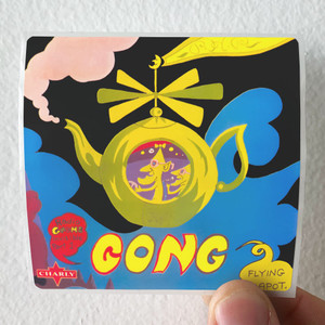 Gong Flying Teapot Radio Gnome Invisible Part 1 1 Album Cover Sticker