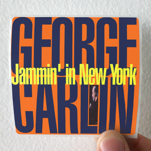 George Carlin Jammin In New York Album Cover Sticker