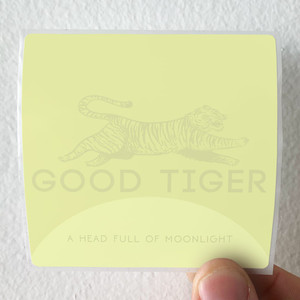 Good Tiger A Head Full Of Moonlight 1 Album Cover Sticker Good Tiger A Head Full Of Moonlight 1 Album Cover Sticker