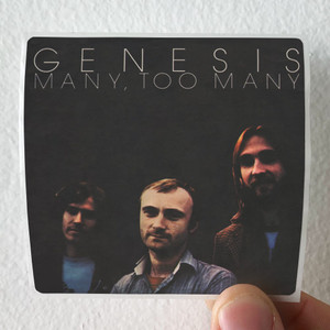 Genesis Many Too Many Album Cover Sticker Genesis Many Too Many Album Cover Sticker