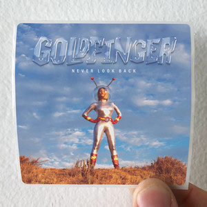 Goldfinger Never Look Back Album Cover Sticker Goldfinger Never Look Back Album Cover Sticker