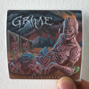 Grime Deteriorate Album Cover Sticker Grime Deteriorate Album Cover Sticker