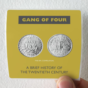 Gang of Four A Brief History Of The Twentieth Century Album Cover Sticker