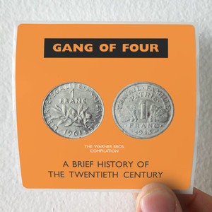 Gang of Four A Brief History Of The Twentieth Century 1 Album Cover Sticker