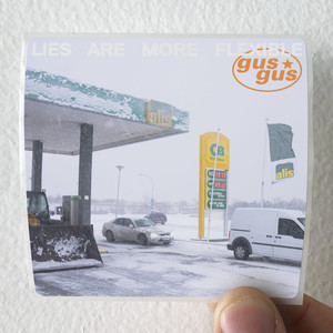 GusGus Lies Are More Flexible Album Cover Sticker GusGus Lies Are More Flexible Album Cover Sticker