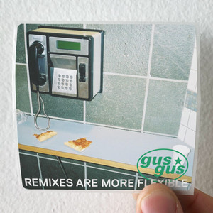 GusGus Remixes Are More Flexible Pt 1 Album Cover Sticker GusGus Remixes Are More Flexible Pt 1 Album Cover Sticker