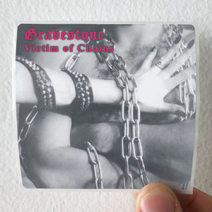 Gravestone Victim Of Chains Album Cover Sticker Gravestone Victim Of Chains Album Cover Sticker