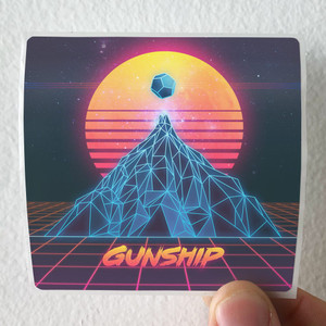 GUNSHIP Gunship 1 Album Cover Sticker GUNSHIP Gunship 1 Album Cover Sticker