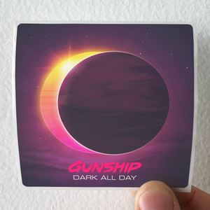 GUNSHIP Dark All Day 1 Album Cover Sticker GUNSHIP Dark All Day 1 Album Cover Sticker