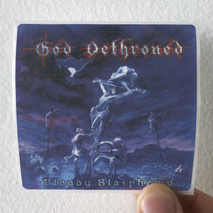 God Dethroned Bloody Blasphemy Album Cover Sticker