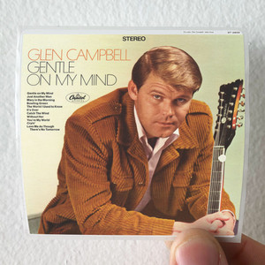 Glen Campbell Gentle On My Mind Album Cover Sticker
