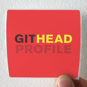 Githead Profile Album Cover Sticker