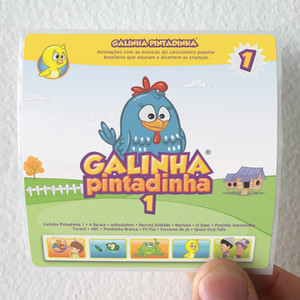 Galinha Pintadinha Galinha Pintadinha Vol 1 Album Cover Sticker Galinha Pintadinha Galinha Pintadinha Vol 1 Album Cover Sticker