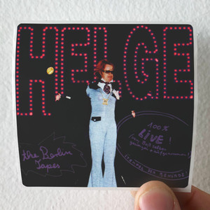 Helge Schneider Helge Live The Berlin Tapes Album Cover Sticker Helge Schneider Helge Live The Berlin Tapes Album Cover Sticker