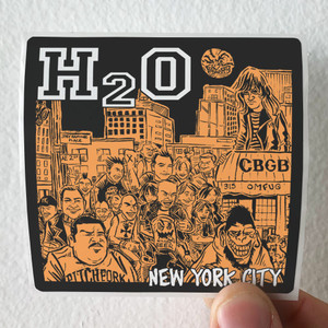 H2O New York City Album Cover Sticker