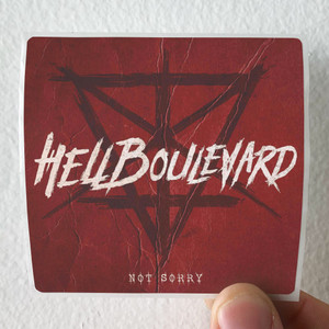 Hell Boulevard Not Sorry Album Cover Sticker