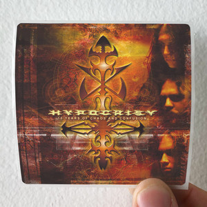 Hypocrisy 10 Years Of Chaos And Confusion Album Cover Sticker Hypocrisy 10 Years Of Chaos And Confusion Album Cover Sticker