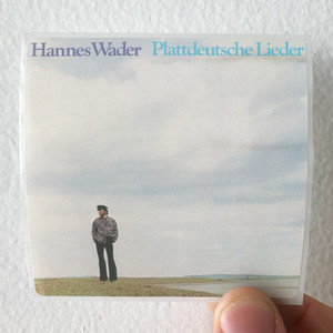 Hannes Wader Plattdeutsche Lieder Album Cover Sticker