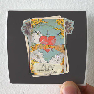 Halsey Alone Calvin Harris Remix Album Cover Sticker Halsey Alone Calvin Harris Remix Album Cover Sticker