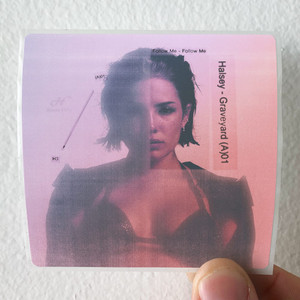 Halsey Graveyard Album Cover Sticker Halsey Graveyard Album Cover Sticker