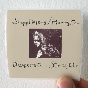 Henry Cow Desperate Straights Album Cover Sticker