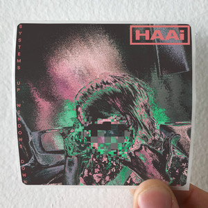 HAAi Systems Up Windows Down Album Cover Sticker