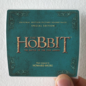 Howard Shore The Hobbit The Battle Of The Five Armies 2 Album Cover Sticker Howard Shore The Hobbit The Battle Of The Five Armies 2 Album Cover Sticker
