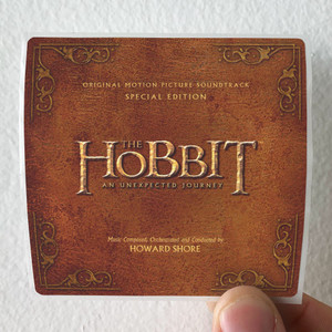 Howard Shore The Hobbit An Unexpected Journey 1 Album Cover Sticker Howard Shore The Hobbit An Unexpected Journey 1 Album Cover Sticker