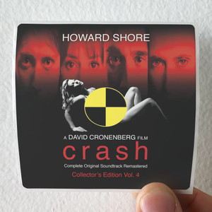 Howard Shore Crash Album Cover Sticker