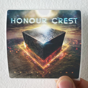 Honour Crest Spilled Ink Album Cover Sticker Honour Crest Spilled Ink Album Cover Sticker