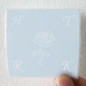 HTRK Rhinestones Album Cover Sticker