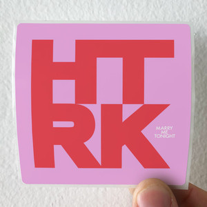 HTRK Marry Me Tonight Album Cover Sticker HTRK Marry Me Tonight Album Cover Sticker