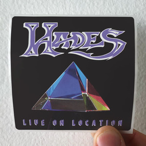 Hades Live On Location Album Cover Sticker Hades Live On Location Album Cover Sticker