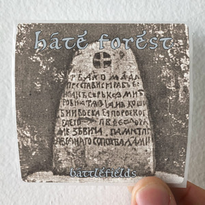 Hate Forest Battlefields Album Cover Sticker