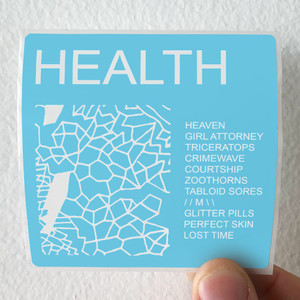 HEALTH Health Album Cover Sticker HEALTH Health Album Cover Sticker