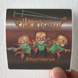 Haurtzarrak Bihurrikerian Album Cover Sticker