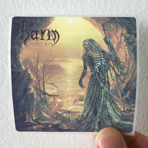 Harm October Fire Album Cover Sticker Harm October Fire Album Cover Sticker