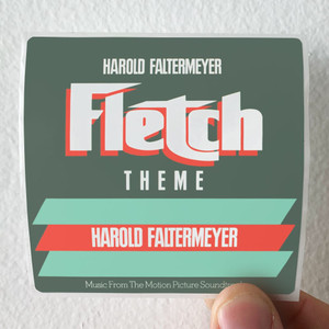 Harold Faltermeyer Fletch Theme Album Cover Sticker