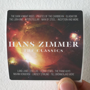 Hans Zimmer Hans Zimmer The Classics Album Cover Sticker Hans Zimmer Hans Zimmer The Classics Album Cover Sticker