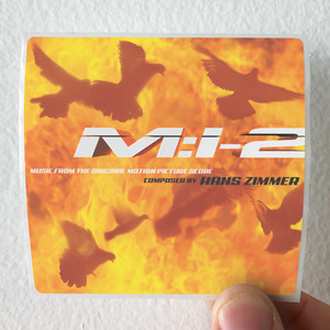 Hans Zimmer Mission Impossible 2 Album Cover Sticker Hans Zimmer Mission Impossible 2 Album Cover Sticker