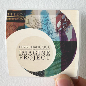 Herbie Hancock The Imagine Project Album Cover Sticker Herbie Hancock The Imagine Project Album Cover Sticker