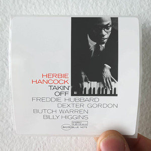 Herbie Hancock Takin Off Album Cover Sticker Herbie Hancock Takin Off Album Cover Sticker